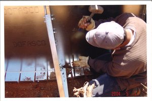Construction Process - Add Steel Panels #003